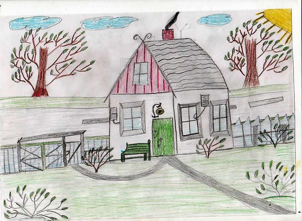 Родной город страна село. Рисунок на тему моё село. Дом в деревенском стиле проект карандаш. Рисунок города и села.