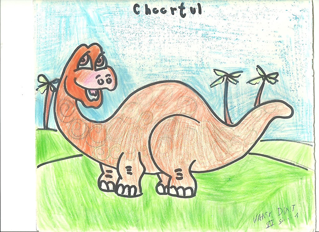 Мой забавный динозавр / My funny dinosaur